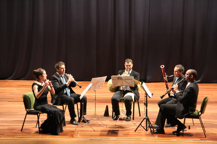 Un bello concierto del  Quinteto de viento “Ethos” inauguró la nueva temporada de Juventudes Musicales de Almuñécar